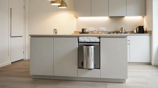 Explorez les poubelles encastrables : design et fonctionnalités